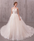 Elegant Sweetheart Tulle Lace Long Wedding Gown Bridal Dress